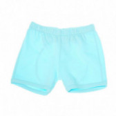 Pantaloni scurți din bumbac albastru pentru băieți Benetton 130840 