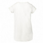 Tricoudin bumbac pentru fete, de culoare albă, marca Benetton Benetton 131099 2