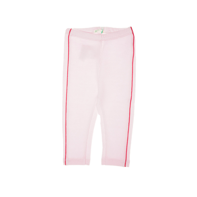 Pantaloni sport din bumbac pentru fetiță, roz  131151
