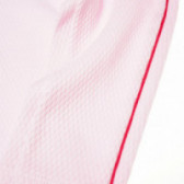 Pantaloni sport din bumbac pentru fetiță, roz Benetton 131153 3