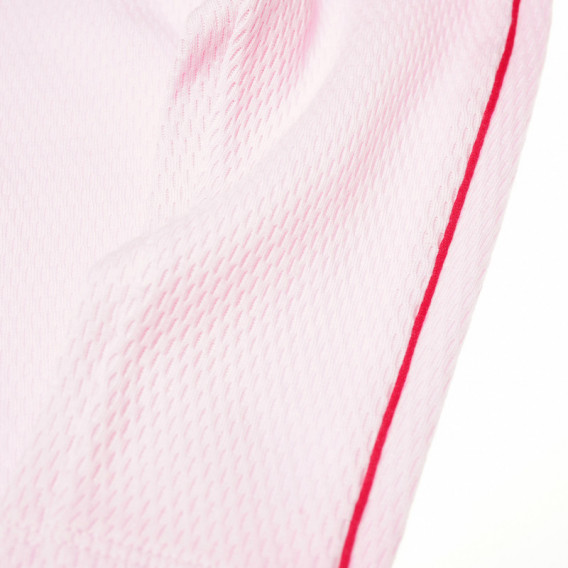 Pantaloni sport din bumbac pentru fetiță, roz Benetton 131153 3
