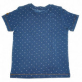 Tricou din bumbac pentru băieți, culoare albastră Benetton 131185 2