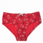Bikini de bumbac pentru fete, roșu Benetton 131224 