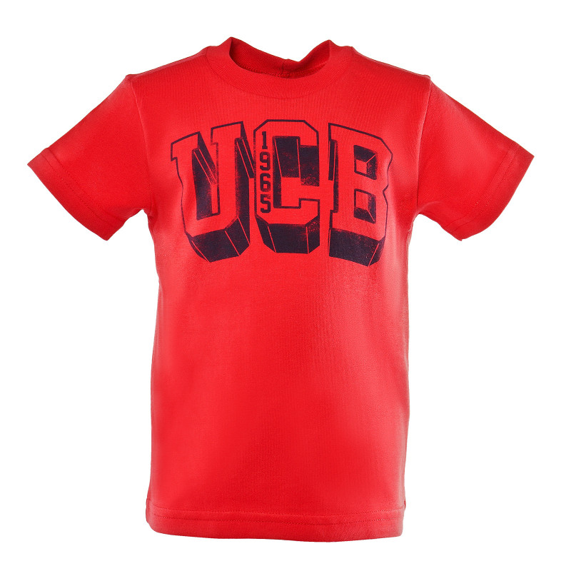 Tricou din bumbac pentru un băiat, roșu  131264