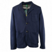 Jacheta de bumbac pentru băieți, albastru Benetton 131280 