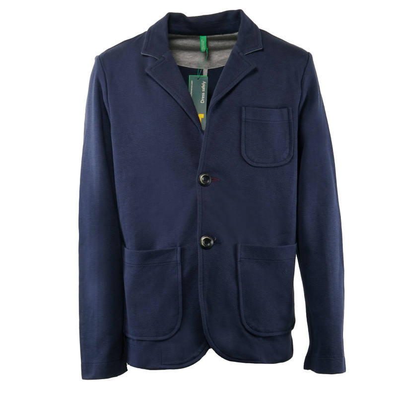 Jacheta de bumbac pentru băieți, albastru  131280
