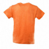 Tricou din bumbac pentru băieți, portocaliu Benetton 131380 2