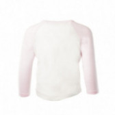 Bluză cu mânecă lungă pentru copii, roz Benetton 131474 4