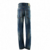 Jeans pentru băieți cu efect de uzură, albaștri Benetton 131525 2