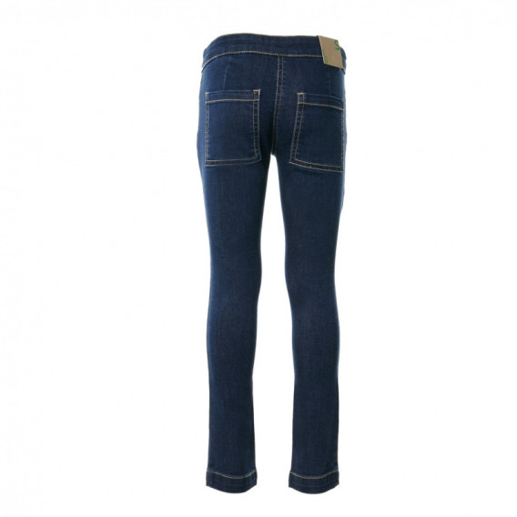 Jeans pentru fete, albaștri Benetton 131579 2