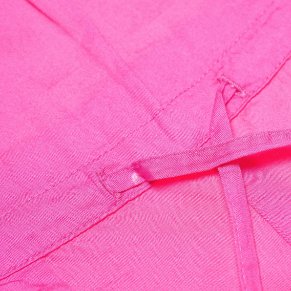 Salopetă de bumbac pentru fete, roz Benetton 131630 4