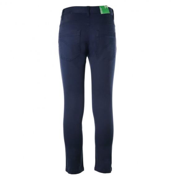 Pantaloni lungi pentru băieți, albastru profund Benetton 131642 2
