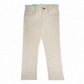 Pantaloni pentru băieți, bej deschis Benetton 131648 