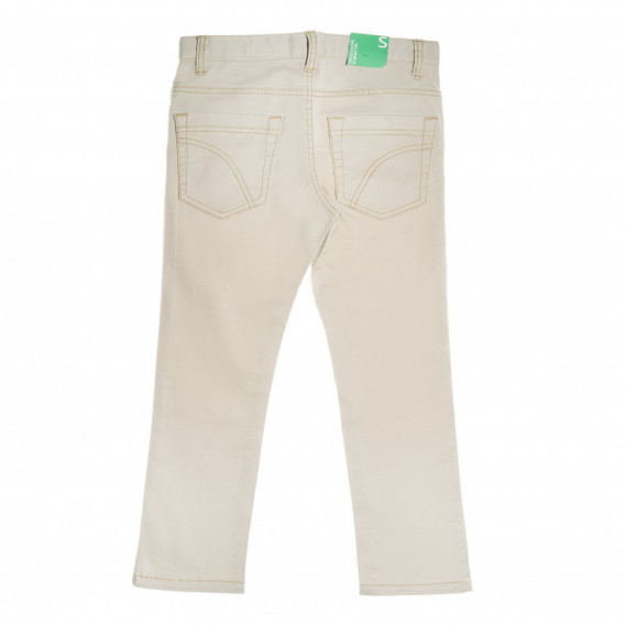 Pantaloni pentru băieți, bej deschis Benetton 131649 2