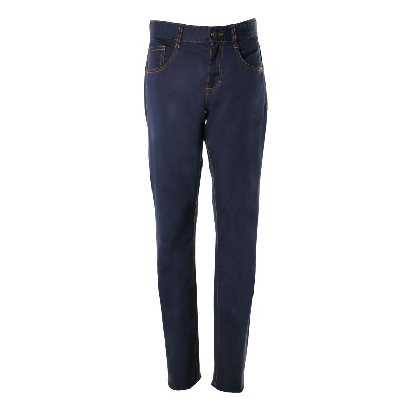Pantaloni pentru băieți, albastru închis, cu talie elastică  131651
