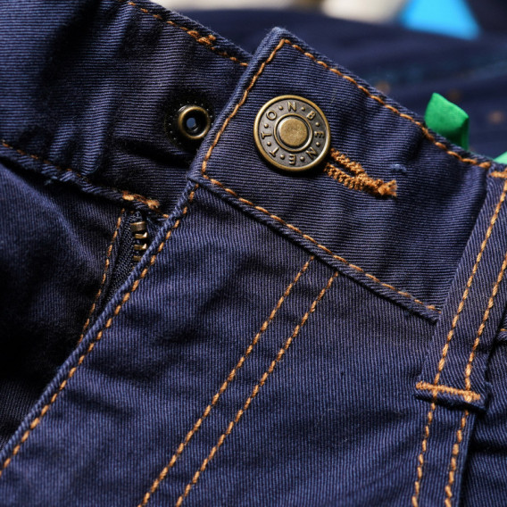 Pantaloni pentru băieți, albastru închis, cu talie elastică Benetton 131653 3