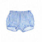 Pantaloni de bumbac pentru băieți, albastru și alb Benetton 131703 