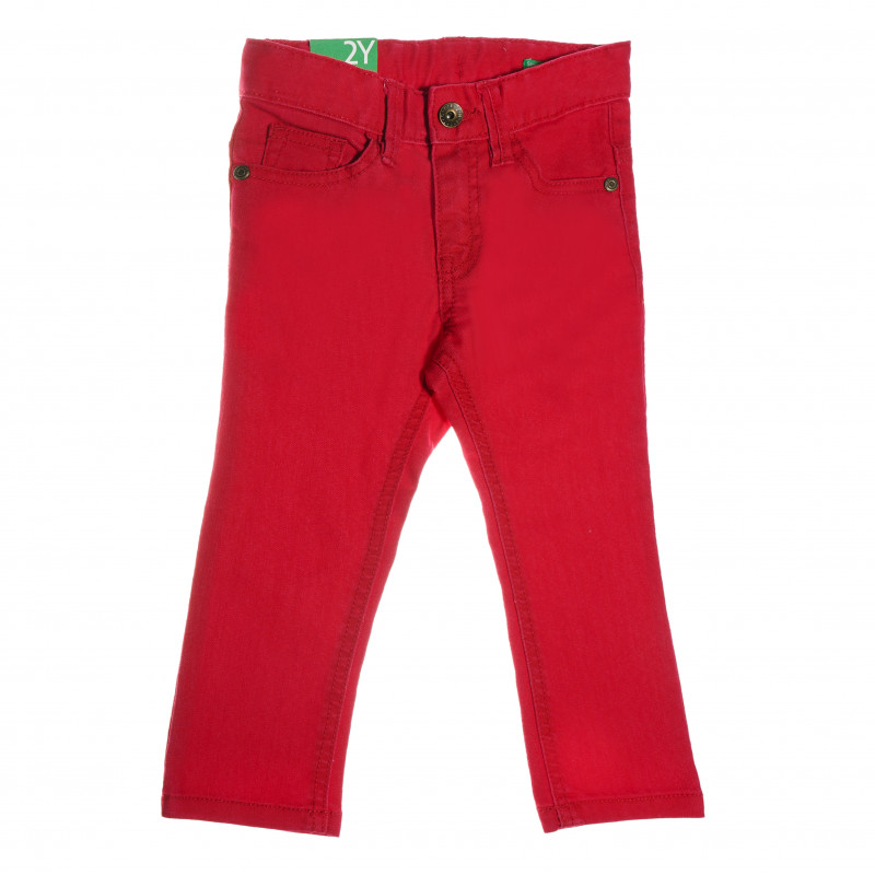 Pantaloni pentru fete, roșu aprins  131815