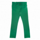 Pantaloni pentru băieți, de culoare verde  Benetton 131825 