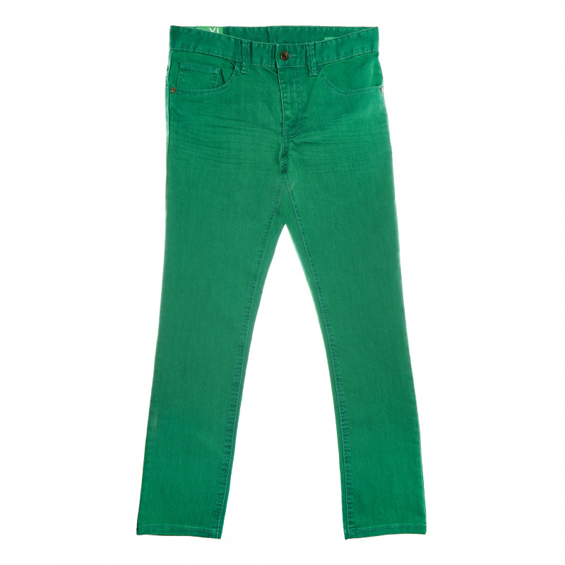 Pantaloni pentru băieți, de culoare verde   131825
