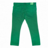 Pantaloni pentru băieți, de culoare verde  Benetton 131826 2