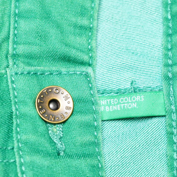 Pantaloni pentru băieți, de culoare verde  Benetton 131827 3