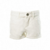 Pantaloni scurți albi, pentru fete Benetton 131855 