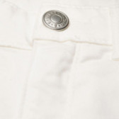 Pantaloni scurți albi, pentru fete Benetton 131857 3