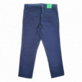 Pantaloni de bumbac pentru băieți, albaștri Benetton 131896 2