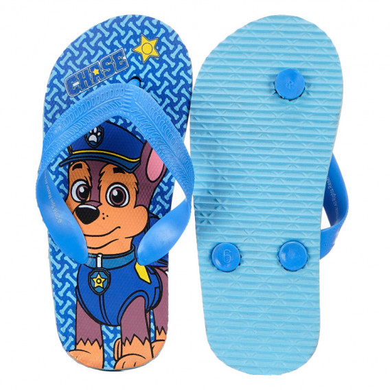 Flip-flops pentru fete, de culoare albastră, cu imprimeu câine Nickelodeon 132123 3
