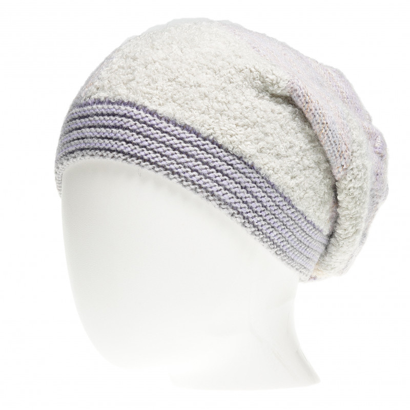 Fes tricotat pentru fete violet  132263