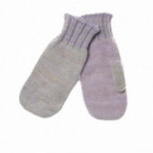 Mănuși tricotate pentru fete, mov Benetton 132268 2