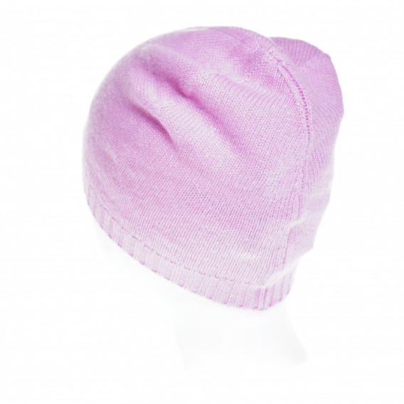 Fes de iarna tricotat pentru fete, roz Benetton 132309 2
