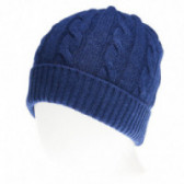 Fes de iarnă tricotat albastru pentru băieței Benetton 132310 