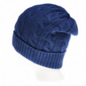 Fes de iarnă tricotat albastru pentru băieței Benetton 132311 2