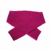 Fular tricotat pentru fete roz închis Benetton 132324 