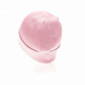 Fes de bumbac pentru fete, roz deschis Benetton 132352 2