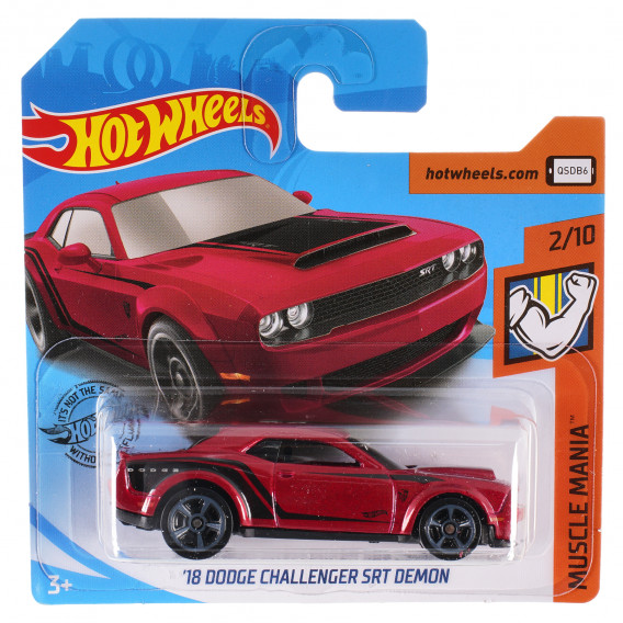 Mașină metalică Dodge Challenger SRT Demon Hot Wheels 132884 