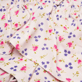 Pantaloni scurți albi pentru fete cu imprimeu floral Benetton 136649 3
