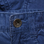 Pantaloni scurți de bumbac pentru băieți în albastru Benetton 136669 3