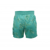 Pantaloni scurți de bumbac pentru copii, verzi Benetton 136712 4