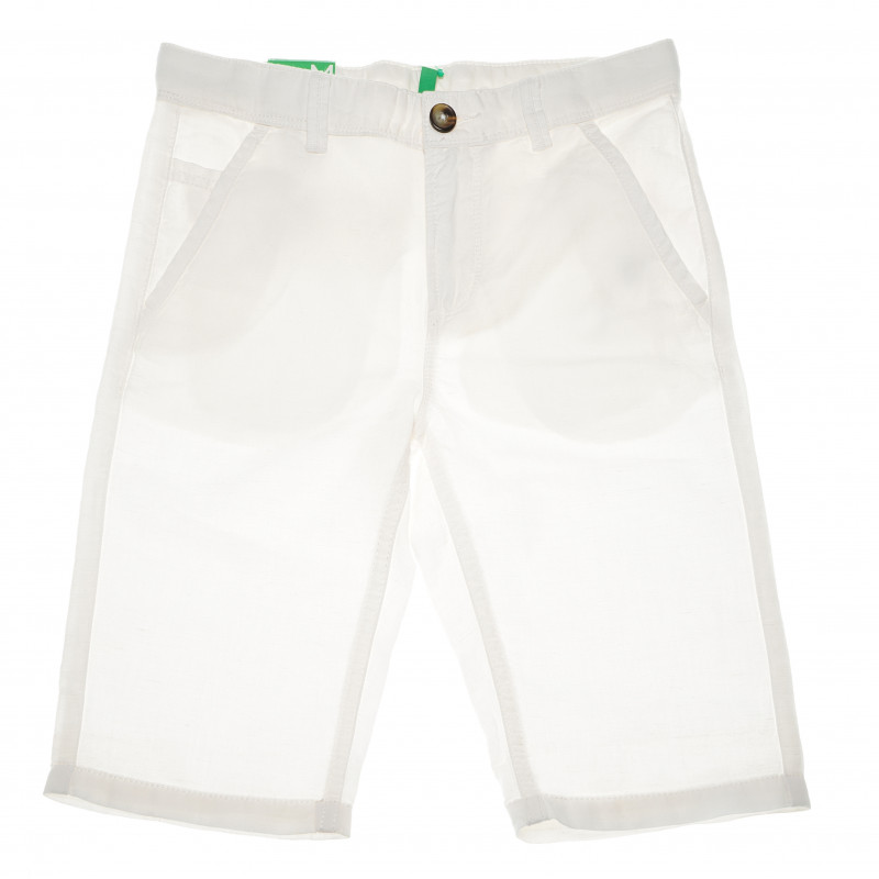 Pantaloni scurți pentru băieți, albi  136720