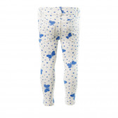 Pantaloni pentru fete, alb cu imprimeu Benetton 136781 2