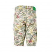 Pantaloni din bumbac multicolor pentru băieți Benetton 136803 2