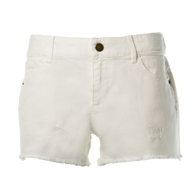 Pantaloni scurți pentru fete, albi  136826