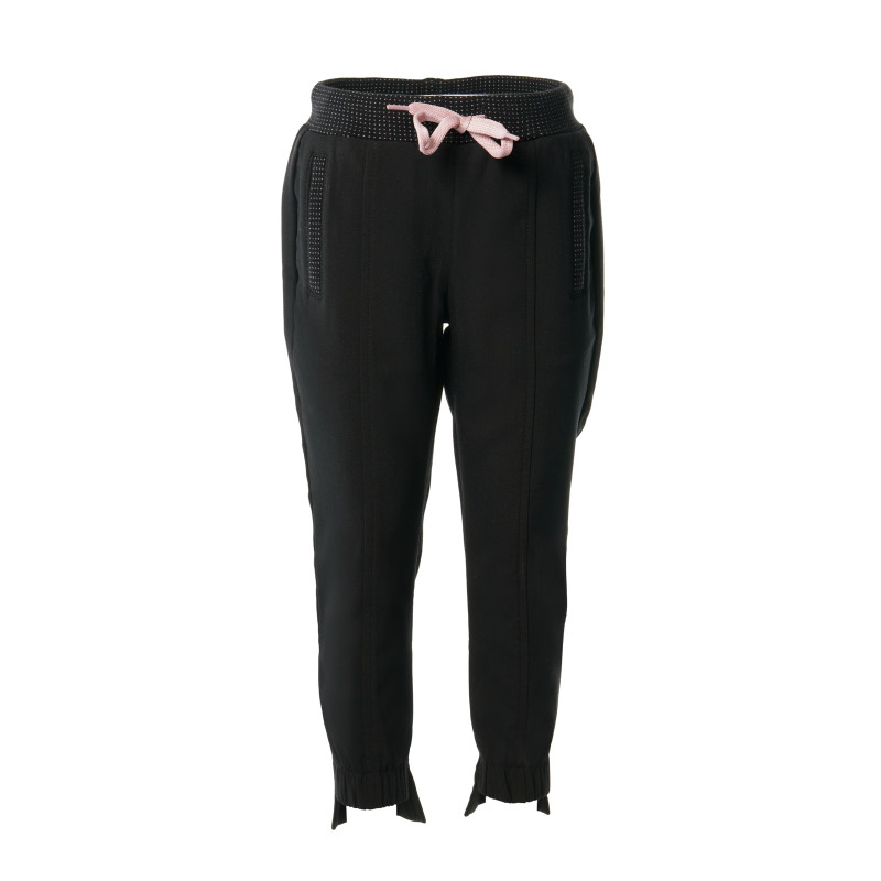 Pantaloni sport pentru fete, de culoare neagră  136836