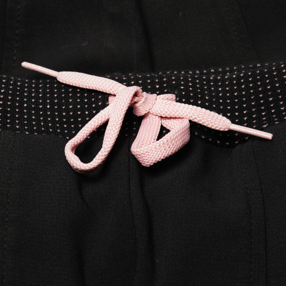 Pantaloni sport pentru fete, de culoare neagră Benetton 136838 3