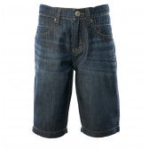 Pantaloni scurți din denim albastru pentru băieți Benetton 136846 