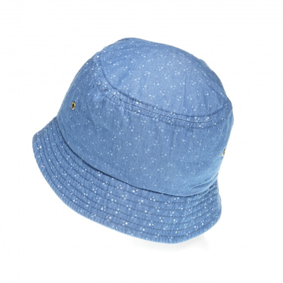 Pălărie de bumbac, albastru Benetton 136992 2