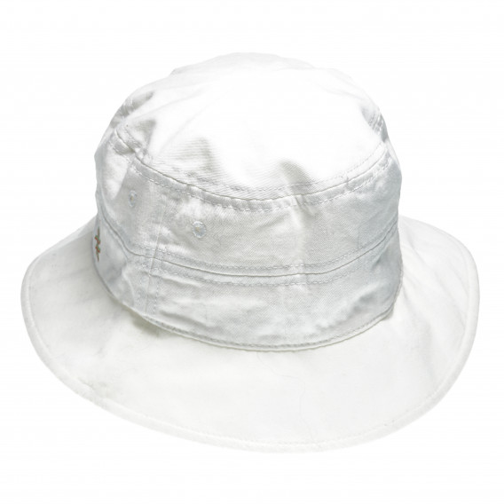 Pălărie albă de bumbac Benetton 136999 2